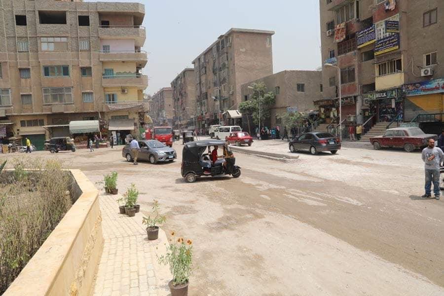 محافظ الجيزة: رصف وتطوير 114 حارة وشارع في إمبابة