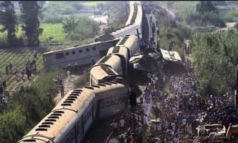 آخر اخبار حادث قطار سوهاج وعدد الضحايا النهائي