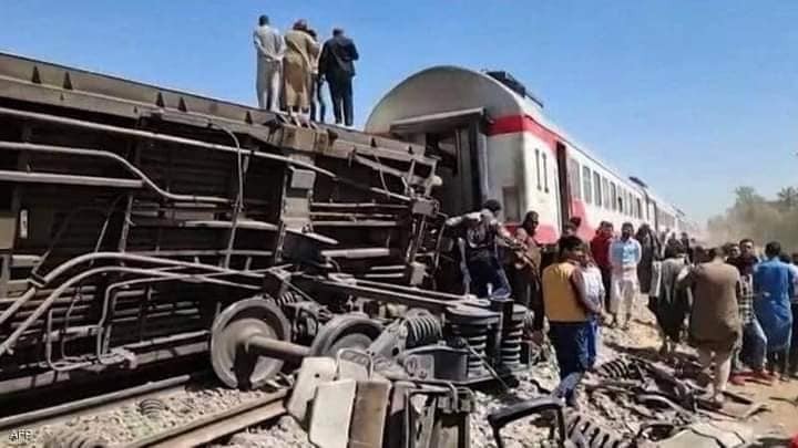 القليوبية: 109 حصيلة أولية لمصابي حادث قطار 949 القاهرة المنصورة
