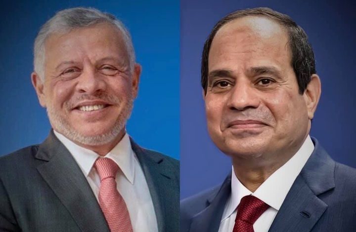 ملك الأردن يهنئ الرئيس السيسى بعيد الفطر المبارك