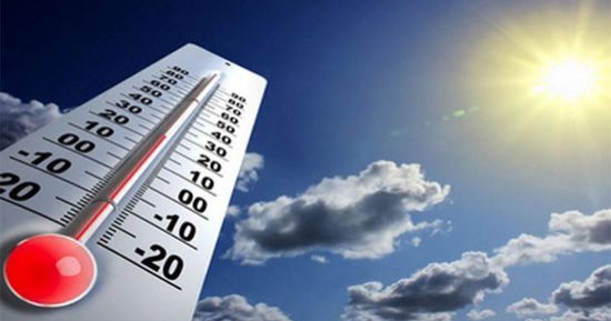 درجات الحرارة اليوم الثلاثاء الموافق 15 يونيو